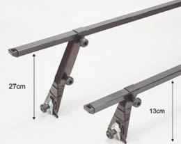 Car Roof Bars for car with channel gutters  (HIGH TYPE)-QEE Rack Loading Max. 80kgs.