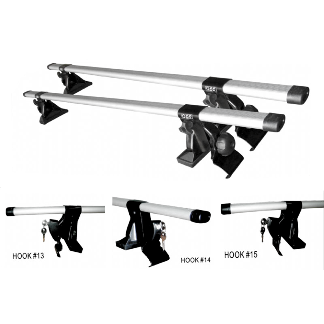 Aluminum Roof Bars Universal  for car without channel gutters - QEE Rack