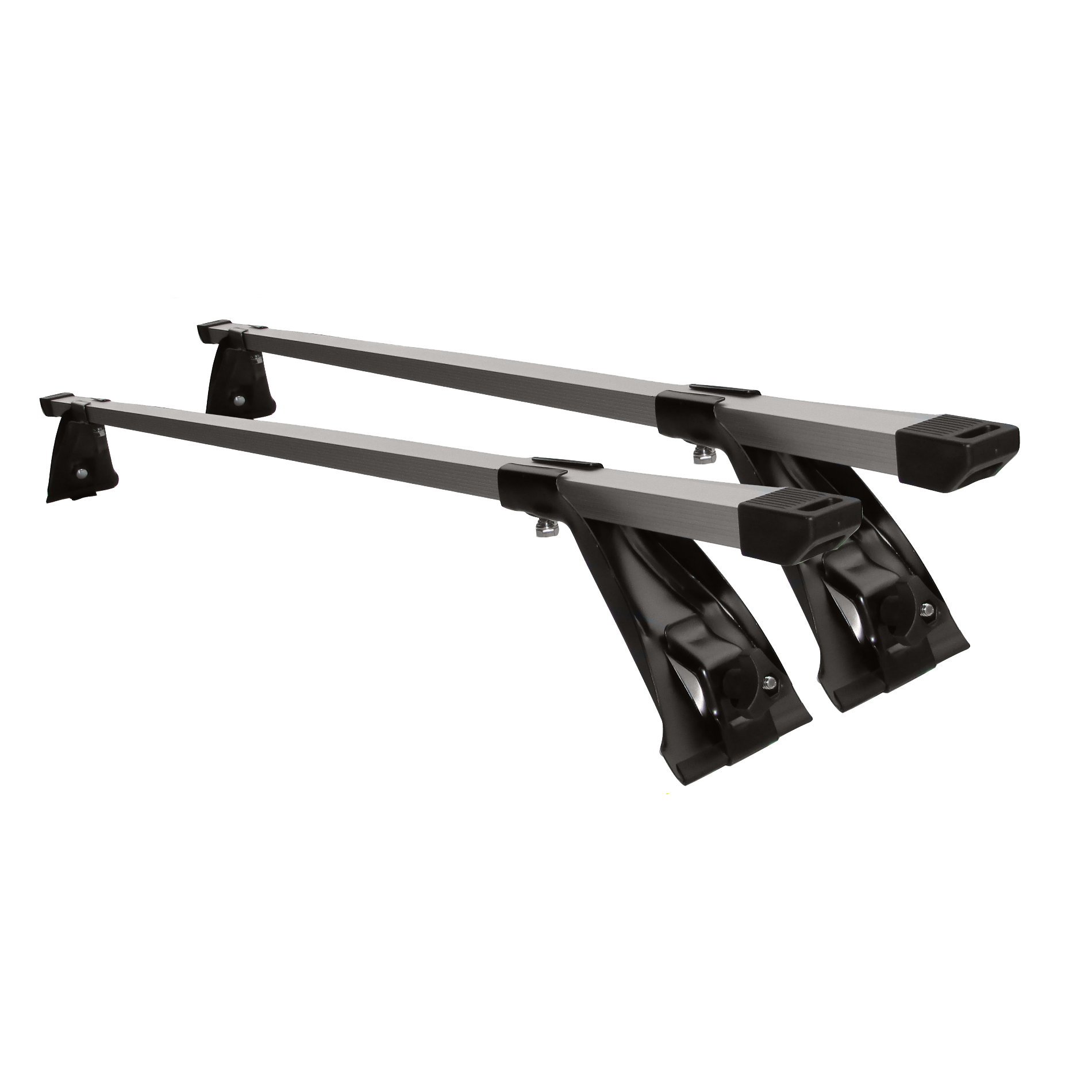 Aluminum Roof Bars Universal  for car with channel gutters QEE Loading Max. 90kgs.